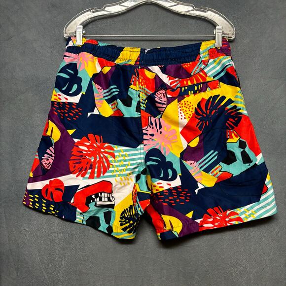 Surf Society Tropical Print Swim Trunks Men’s Large Beach Shorts Ocean Vacation - Picture 5 of 12